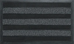Tapis caoutchouc balade gris 45x75cm