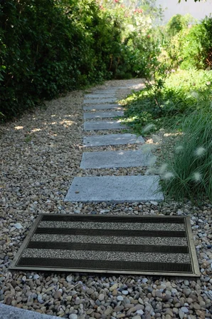 Tapis caoutchouc balade gris 45x75cm