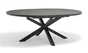 Table de jardin PELOSA 145/199X145 cm en aluminium gris anthracite