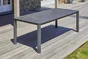 Table de jardin CAMARGUE 220x100 cm, aluminium gris anthracite
