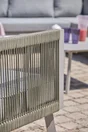 Salon de jardin d'angle MANOSQUE 7 places en aluminium - Coloris GRIS