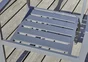 Fauteuil de jardin empilable PELOSA en aluminium - Coloris GRIS ANTHRACITE