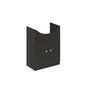 Meuble sous-vasque et miroir led GALICE 4, 2 portes, l.60 x H.77.4 x P.45 cm, gris