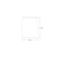 Meuble sous-vasque et miroir led GALICE 4, 2 portes, l.60 x H.77.4 x P.45 cm, gris