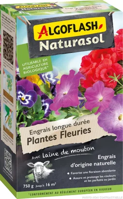 Engrais plante fleurie ALGOFLASH, 750 gr