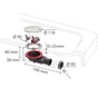 Kits complets pour receveur de douche, Diam.90 mm, WIRQUIN