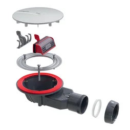 Bonde pour receveur de douche, Diam.90 mm, WIRQUIN