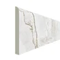 Lot de 4 plinthes Décor blush blanc mat, l. 8 x L. 60 cm, Ep.9 mm