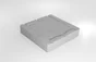 Dalle béton support de plot UNIVERSO, L.25 x l.25 cm x Ep.4.8 mm, gris