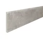 Lot de 2 plinthes Béton gris n°05, l. 8 x L. 60 cm, Ep.9 mm