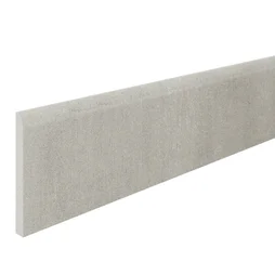Lot de 3 plinthes Béton gris moyen n°17, l. 8 x L. 45 cm, Ep.8.2 mm