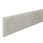 Lot de 3 plinthes Béton gris moyen n°17, l. 8 x L. 45 cm, Ep.8.2 mm