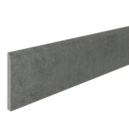Lot de 3 plinthes Béton anthracite n°30, l. 8 x L. 45 cm, Ep.8.2 mm