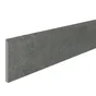 Lot de 3 plinthes Béton anthracite n°30, l. 8 x L. 45 cm, Ep.8.2 mm