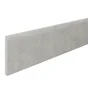 Lot de 3 plinthes Béton gris moyen n°34, l. 8 x L. 33 cm, Ep.8 mm