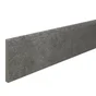 Lot de 2 plinthes Béton anthracite n°24, l. 8 x L. 60 cm, Ep.9 mm