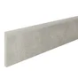 Lot de 2 plinthes Béton gris clair n°23, l. 8 x L. 60 cm, Ep.9 mm