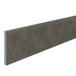 Lot de 2 plinthes Béton gris foncé n°48, l. 8 x L. 60 cm, Ep.9 mm