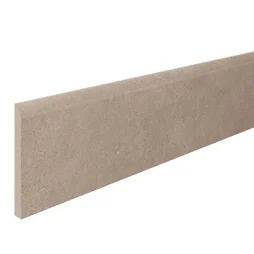Lot de 2 plinthes Béton taupe n°29, l. 8 x L. 60 cm, Ep.9 mm