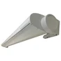 Store banne manuel 3 x 2 m, toile laze taupe acrylique, AIX S blanc