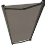 Store banne motorisé 3 x 2 m, toile marron acrylique, AIX S gris