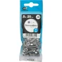 Sachet de 14 boulons inox, tête 6 pans hexagonal, STANDERS, L.20 mm