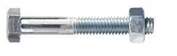 Lot de 4 boulons et écrous inox tête 6 pans hexagonal STANDERS, 8 x L.30 mm