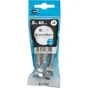 Sachet de 4 boulons inox, tête 6 pans hexagonal, STANDERS, L.40 mm