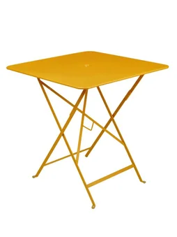 Table de jardin FERMOB  carré 2 personnes miel