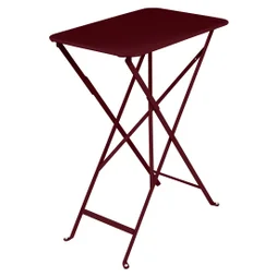Table de jardin FERMOB rectangulaire 2 personnes rouge cerise