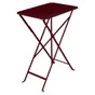 Table de jardin FERMOB rectangulaire 2 personnes rouge cerise