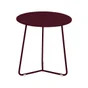 Table d'appointFERMOB ronde 1 personne rouge cerise