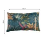 Coussin INSPIRE Nadjila, 30 x 50 cm, ibiza 1 bleu