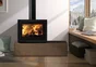Poêle à bois CROWN dicee écodesign noir, 6.7 kW
