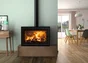 Poêle à bois CROWN milan écodesign noir, 7.2 kW