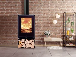 Poêle à bois Quetzal Bucher Ecodesign, 7.5 kW noir