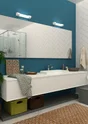 Réglette led pour salle de bain Bagno S19 l'interrupteur + prise, ARIC, L.35.1 cm 7.2 W blanc