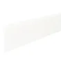 Lot de 3 plinthes Uni blanc n31, h. 8 x h. 45 cm, Ep.8.2 mm