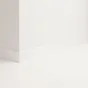 Lot de 3 plinthes Uni blanc n31, h. 8 x h. 45 cm, Ep.8.2 mm