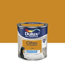 PEINTURE MIEL MUR ET BOISERIE DULUX VALENTINE MAT 0.5 L
