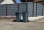 Poubelle de rue sur roue homologuée NF 120 l gris