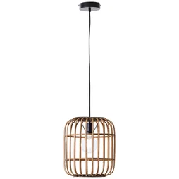 Suspension bambou naturel, INSPIRE Manihi, diam.30 cm