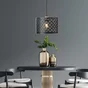 Suspension métal laiton brossé, INSPIRE Galati, diam.30 cm