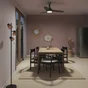 Lampadaire métal droit, INSPIRE Ninon, H.160 cm, noir