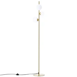 Lampadaire Callas, acier, doré, H.155 cm INSPIRE, G9