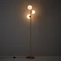 Lampadaire Callas, acier, doré, H.155 cm INSPIRE, G9