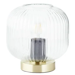 Lampe Dipsy, acier, laiton, H.21 cm INSPIRE, E27