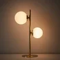 Lampe chic, INSPIRE Callas, H.43cm, métal laiton brossé