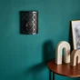 Applique chic demi-lune, INSPIRE Galati, E14, métal noir et laiton