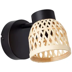 Spot, nature, metal noir E14, INSPIRE Ninon